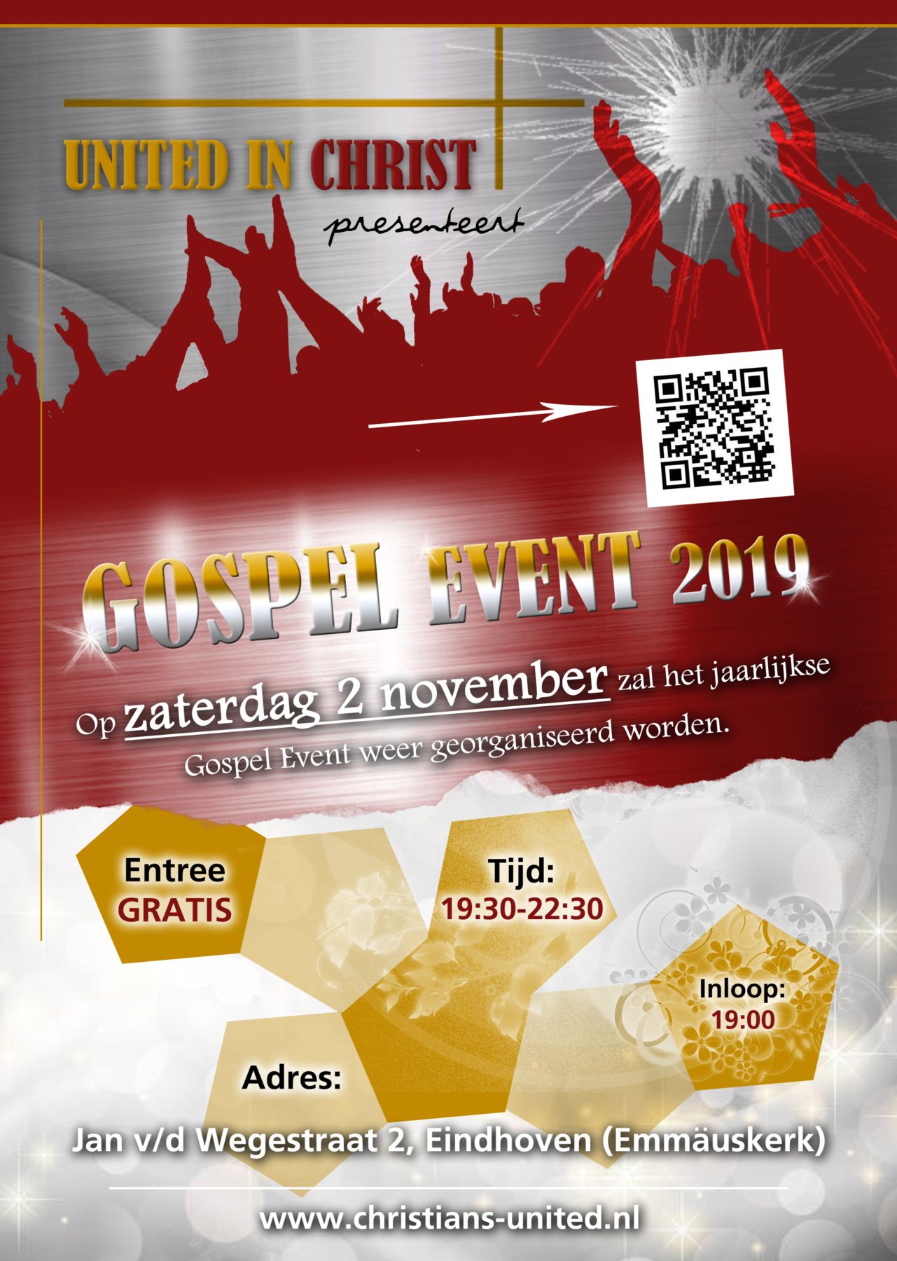 Poster Interkerkelijke Zangdiensten.