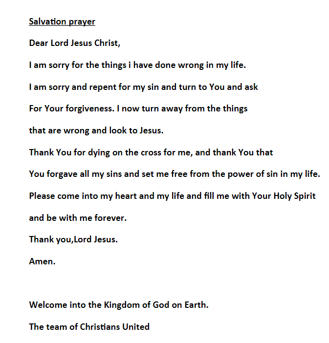 Salvationprayer English.